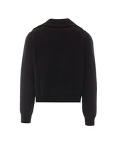 CARDIGAN IN LANA VERGINE CON RICAMO