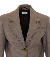 BLAZER IN PIED DE POULE
