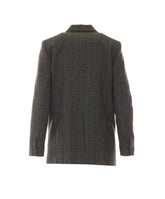 PRINCE OF WALES MOTIF DOUBLE BREASTED BLAZER