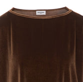 VELVET EFFECT BLOUSE