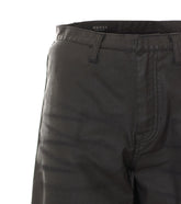 PANTALONE DENIM TWILL DI COTONE SPALMATO CON NASTRO WEB