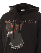 FELPA CON CAPPUCCIO STAMPA NEW DOBERMANN