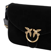 BORSA A TRACOLLA LOVE SATCHEL MINI IN SUEDE