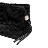 FAUX FUR SMALL RICCY SHOULDER BAG