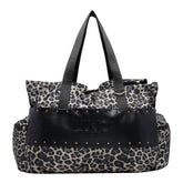 BORSA TRASPORTINO PER ANIMALI CON STAMPA LEOPARDATA