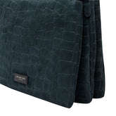 BORSA A SPALLA REFLEX CROCO IN SUEDE