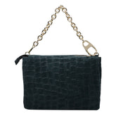 BORSA A SPALLA REFLEX CROCO IN SUEDE