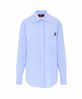 CAMICIA A RIGHE CON LOGO