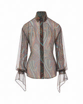 CAMICIA CON STAMPA PAISLEY