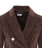 VELVET DOUBLE BREASTED JACKET