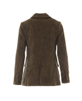 VELVET DOUBLE BREASTED JACKET