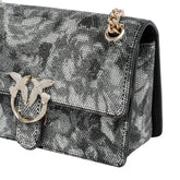 BORSA A TRACOLLA LOVE ONE LIGHT MINI FULL STRASS CAMOUFLAGE