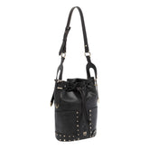BORSA A TRACOLLA BUCKET MINI IN PELLE CLOUD CON BORCHIE