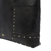 BORSA SHOPPING CON PATCH E BORCHIE