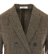 BLAZER DOPPIOPETTO HERRINGBONE IN TWEED