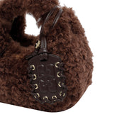 BORSA HOBO IN FAUX FUR