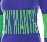 SLIM WAIST TURTLENECK IN WOOL WITH SLOGANS