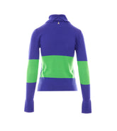 SLIM WAIST TURTLENECK IN WOOL WITH SLOGANS