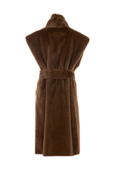 GILET LUNGO OAKLYNN IN FAUX FUR