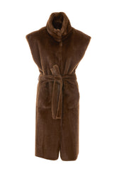 GILET LUNGO OAKLYNN IN FAUX FUR