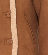 SHEARLING PEACOAT