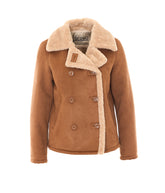 SHEARLING PEACOAT