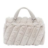 FAUX FUR POSTINA HANDBAG