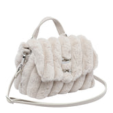 FAUX FUR POSTINA HANDBAG