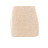 TEDDY EFFECT MINI SKIRT