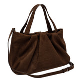 ATHENA SUEDE SHOULDER BAG
