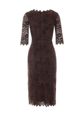 LACE MIDI DRESS