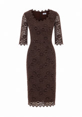 LACE MIDI DRESS