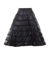 REVERSIBLE MIDI PADDED SKIRT