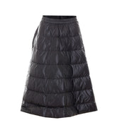 REVERSIBLE MIDI PADDED SKIRT