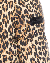 MINI PUFFER LEOPARD NYLON JACKET