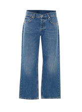 DENIM CROPPED JEANS
