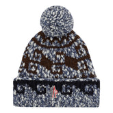 CUFFIA JACQUARD CON POM PON