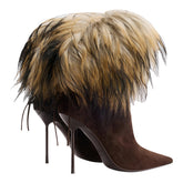 LIDIA ANKLE FUR BOOTS