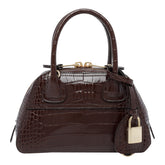 MINI VIVANT CROCO PRINT HANDBAG