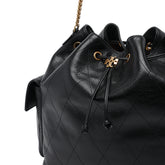 LARGE CHARLIE QUILTED BUCKET BAG