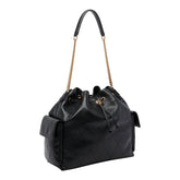 LARGE CHARLIE QUILTED BUCKET BAG