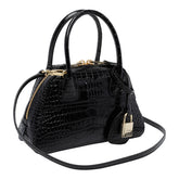 MINI VIVANT CROCO PRINT HANDBAG