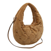 BUNNY KNOT SUEDE HANDBAG