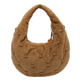 BUNNY KNOT SUEDE HANDBAG