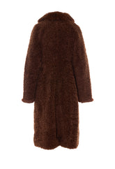 CAPPOTTO IN SHEARLING ALTERNATIVE