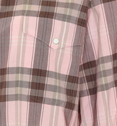 HIGH TWIST COTTON SILK CHECK SHIRT
