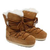 EVX SUEDE SHEARLING BOOTIES